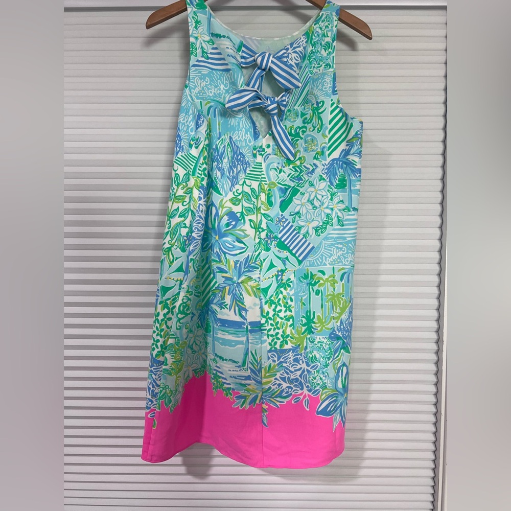Lilly Pulitzer Jackie Dress - Pink and Blue - Picture 4 of 5